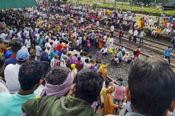 Jharkhand railway blockade