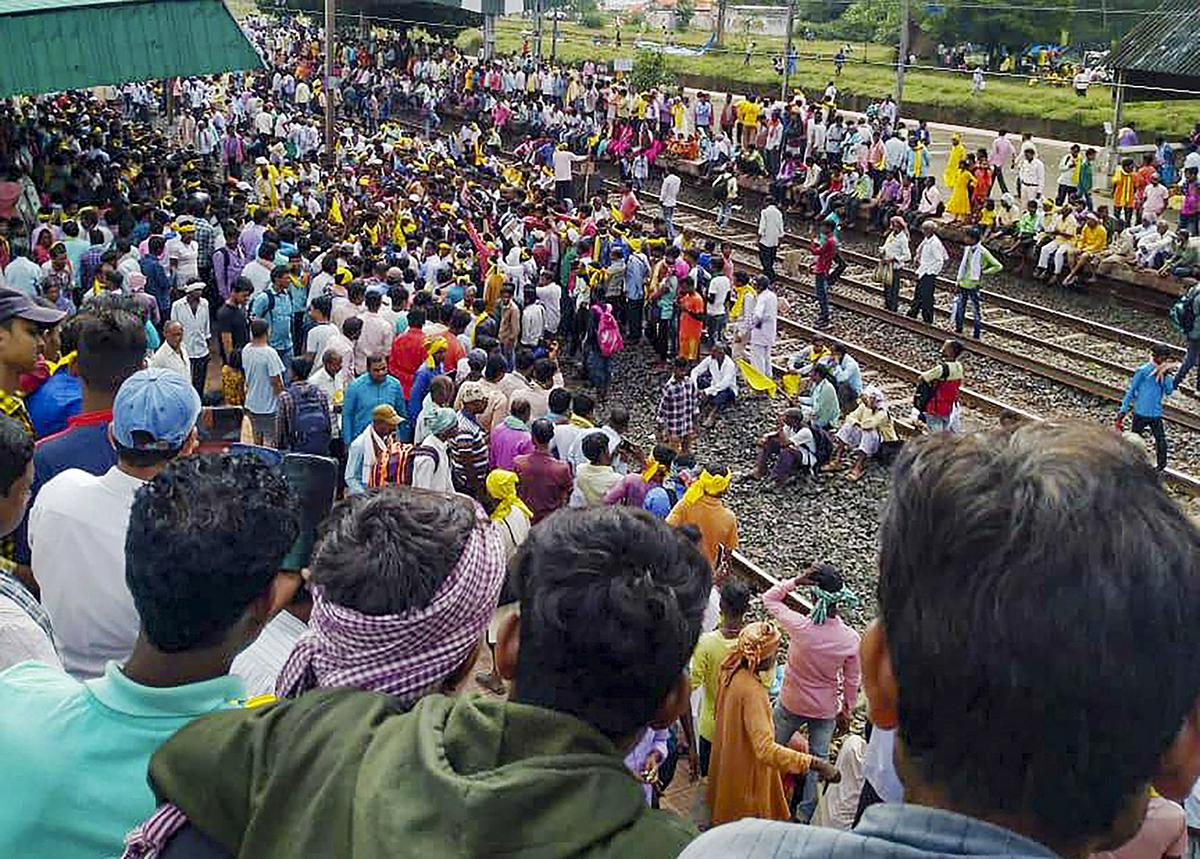 Jharkhand railway blockade