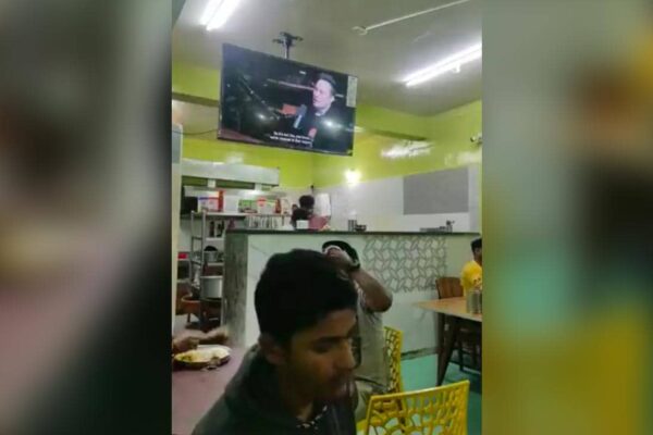 Viral: Elon Musk Interview Playing At Local Canteen Is Peak Bengaluru Moment