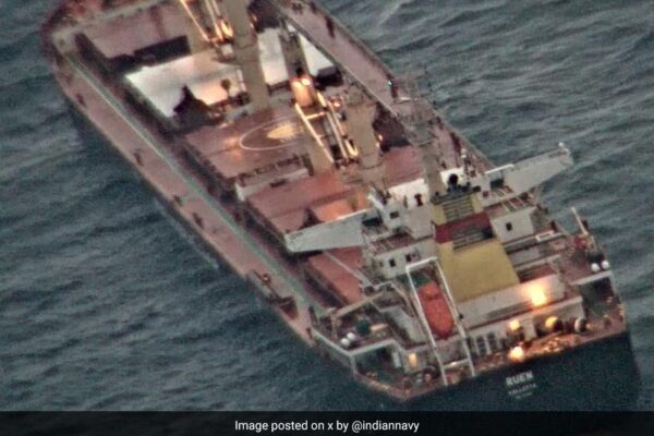 Indian Navy Warship Comes To Aid Of Malta Vessel Hijacked In Arabian Sea