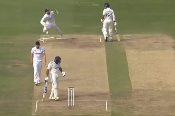 England Wicket-Keeper Crashes Into Stumps In Bizarre Incident During First Test Against India - Video Is Viral