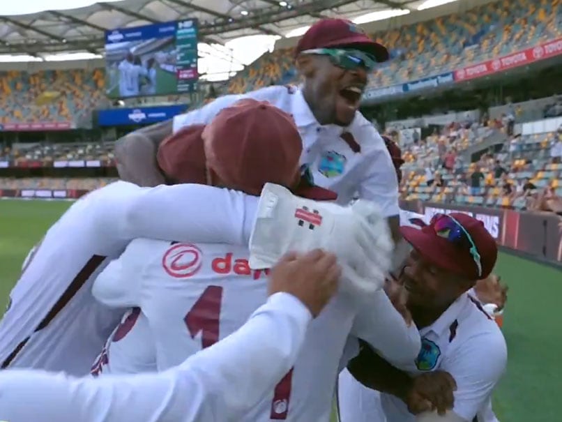 Watch: Wild Celebrations In Gabba After West Indies Historic Test Win Over Australia