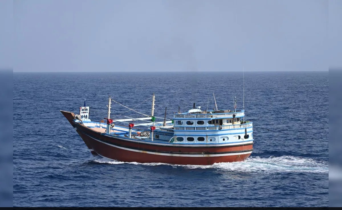 Indian Navy Rescues 23 Pak Nationals From Iranian Fishing Vessel Attacked By Pirates