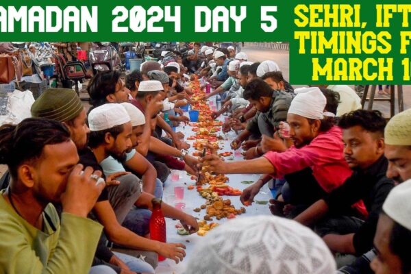 रमज़ान 2024 समय सारिणी: रमज़ान दिवस 5 शहर-वार सहरी, भारत में इफ्तार का समय, और साझा करने के लिए शुभकामनाएं - News18